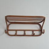 Vintage wooden coat rack