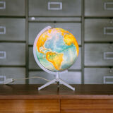 Globe lumineux de Columbus Verlag Paul Oestergaard KG, années 70