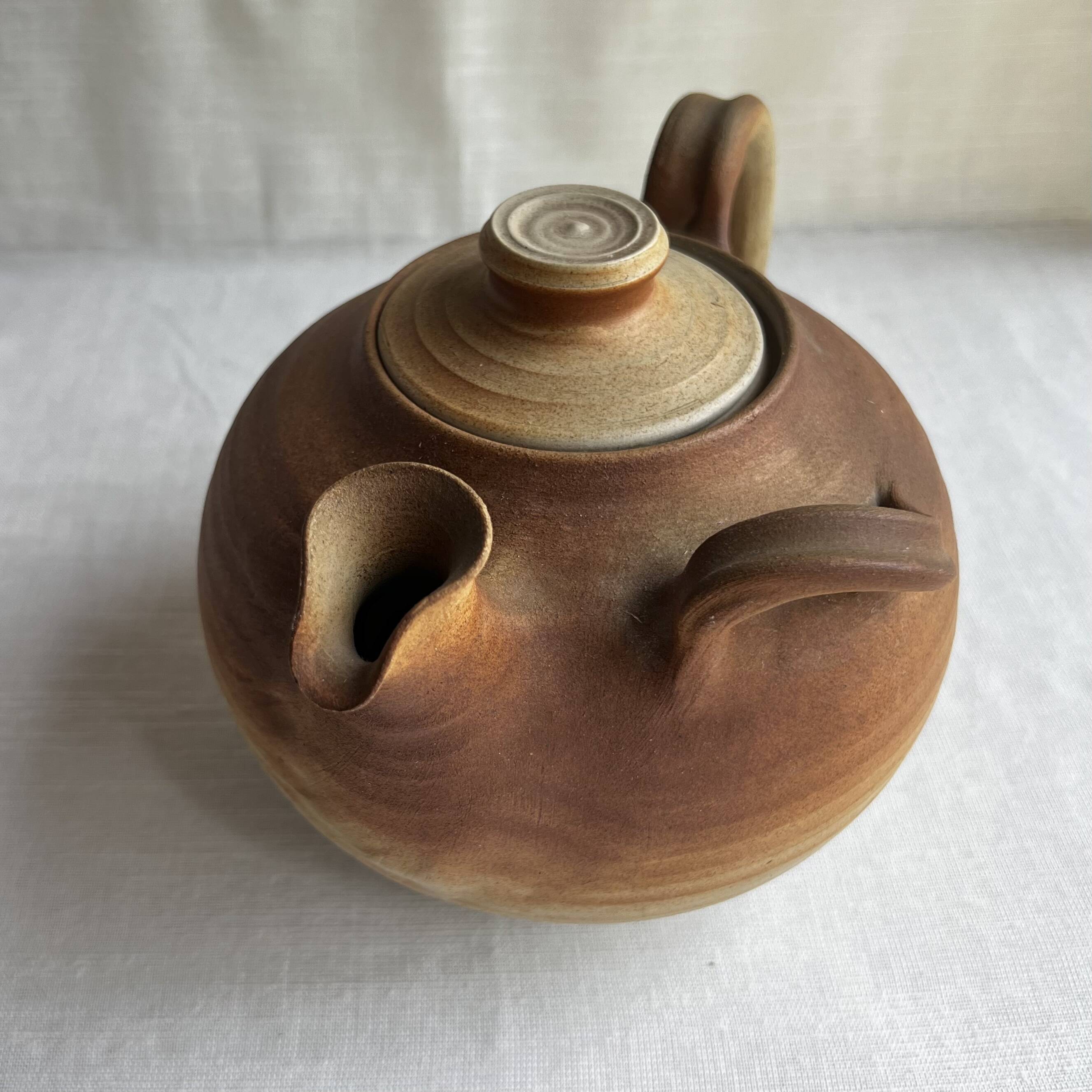 Large Stoneware Teapot Karlslunde Ceramics, Denmark – 1970