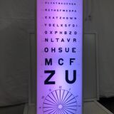 Vintage 1960 ophthalmic test lamp