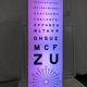 Vintage 1960 ophthalmic test lamp