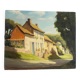 Sortie du village de Thoix, signée Jean Vasseur