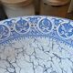 Old hollow iron earth dish J.Vieillard
