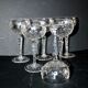 SAINT-LOUIS Balloon Wine Glass ROEMER in cut crystal star 1930 H14.5cm