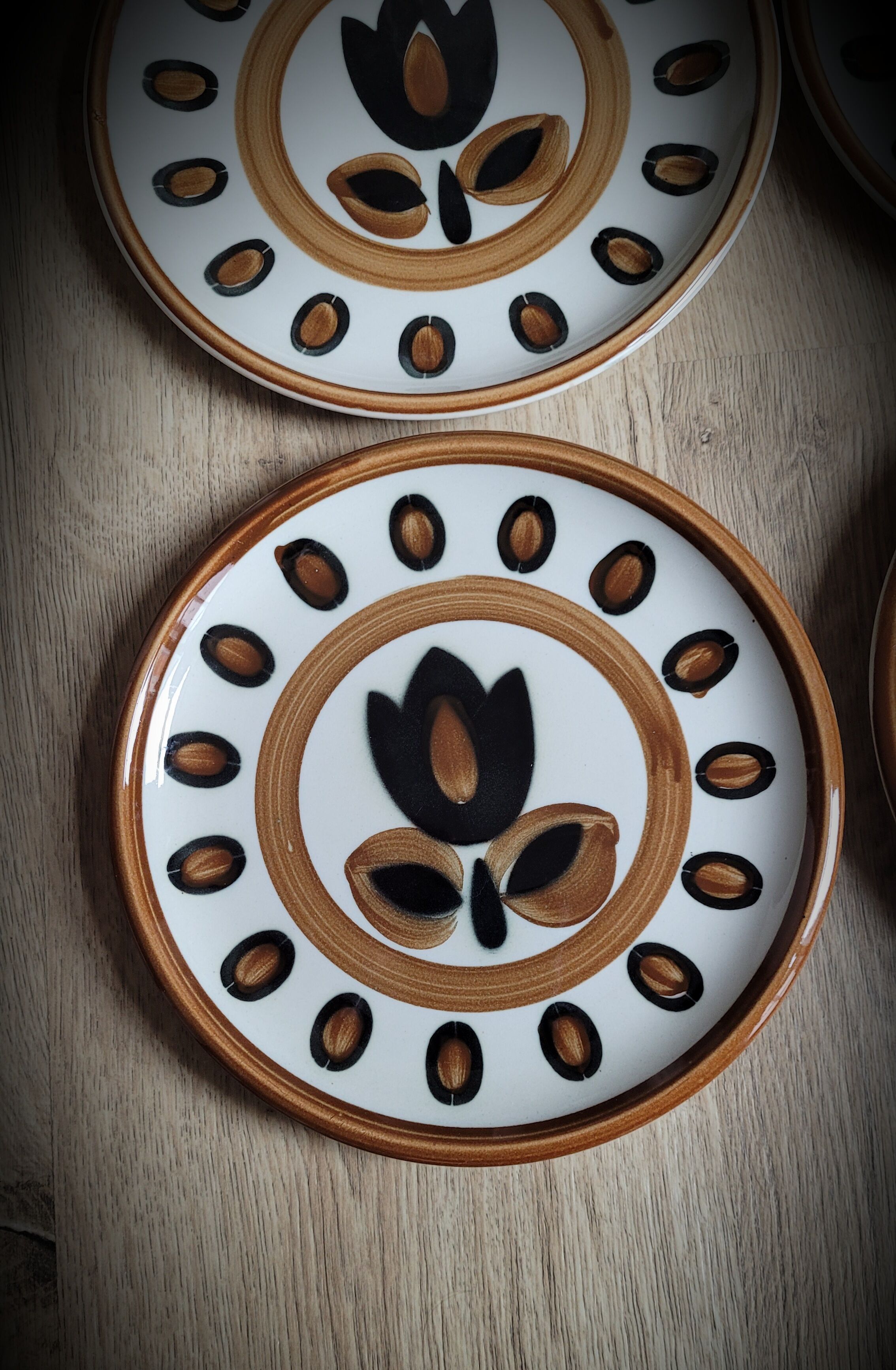 Set 6 Kimono plates