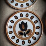 Set 6 Kimono plates