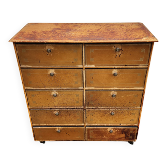 Cardboard box-making cabinet from 1950