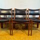 Mid-Century Retro Set of 8 Dining Chairs by Johannes Andersen for Uldu