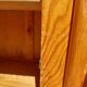 Mado wooden buffet, green and black tray, vintage.