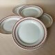 5 assiettes plates KG Lunéville, modèle Madrigal