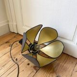 Vintage black and gold petal corolla suspension
