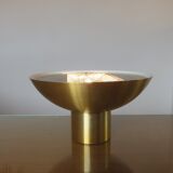 Table lamp in gilded aluminum edition sce 1970
