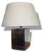 Steel and brass, 1970 vintage desk lamp s