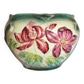 Cache-pot Art Nouveau en faïence de Longchamp