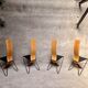 Series of 4 Chairs by Pietro Arosio for Airon 1980