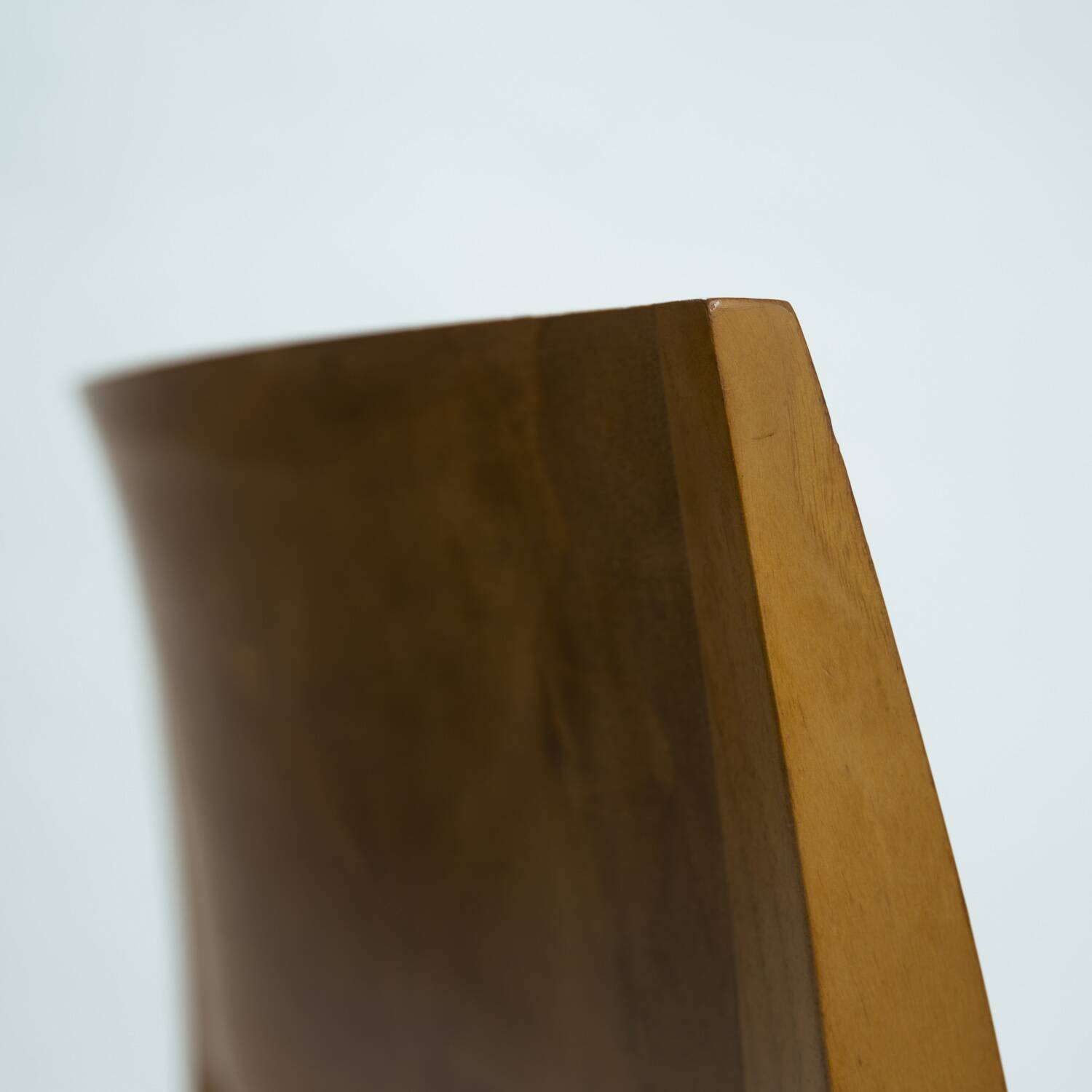 Walnut Molteni & C dining chairs with papercord seating, Italy, 1990s