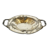 Coupe ancienne en métal argenté
