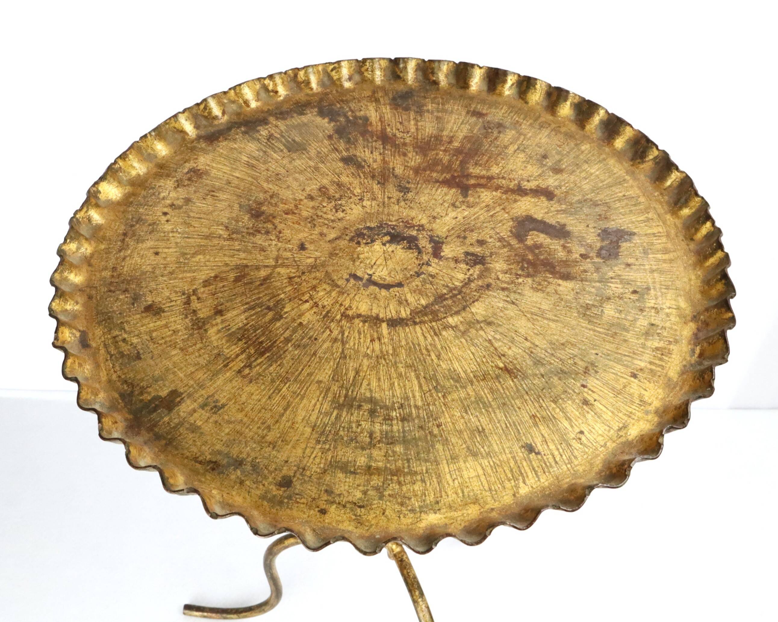 Golden metal Martini table 1950