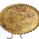 Golden metal Martini table 1950