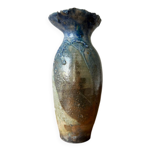 Vase en raku vintage