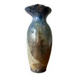 Vase en raku vintage