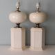Suite of 2 table lamps from maison Le Dauphin, France 1960-1970