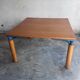 Square convertible table by Francesco Binfaré for Cassina, 1980s.