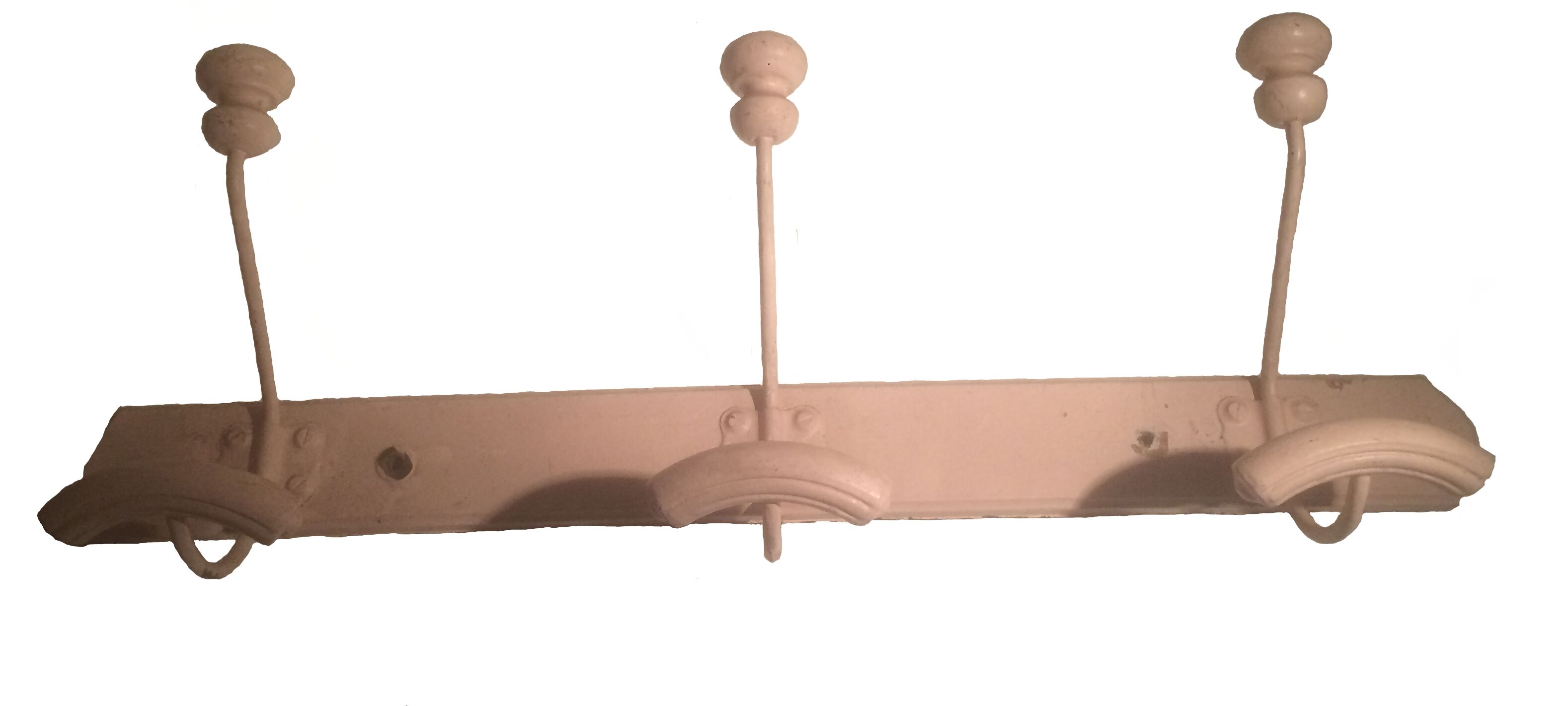 Vintage coat rack 3 hook 70cm