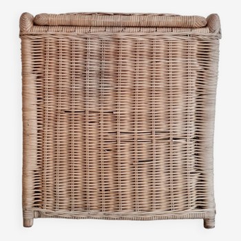 Old rattan chest - rattan trunk