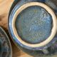 Paire tasse et sous tasse grès signes Denbac