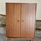 Wardrobe 1960 teak veneer brand MDK Scandinavian Danish