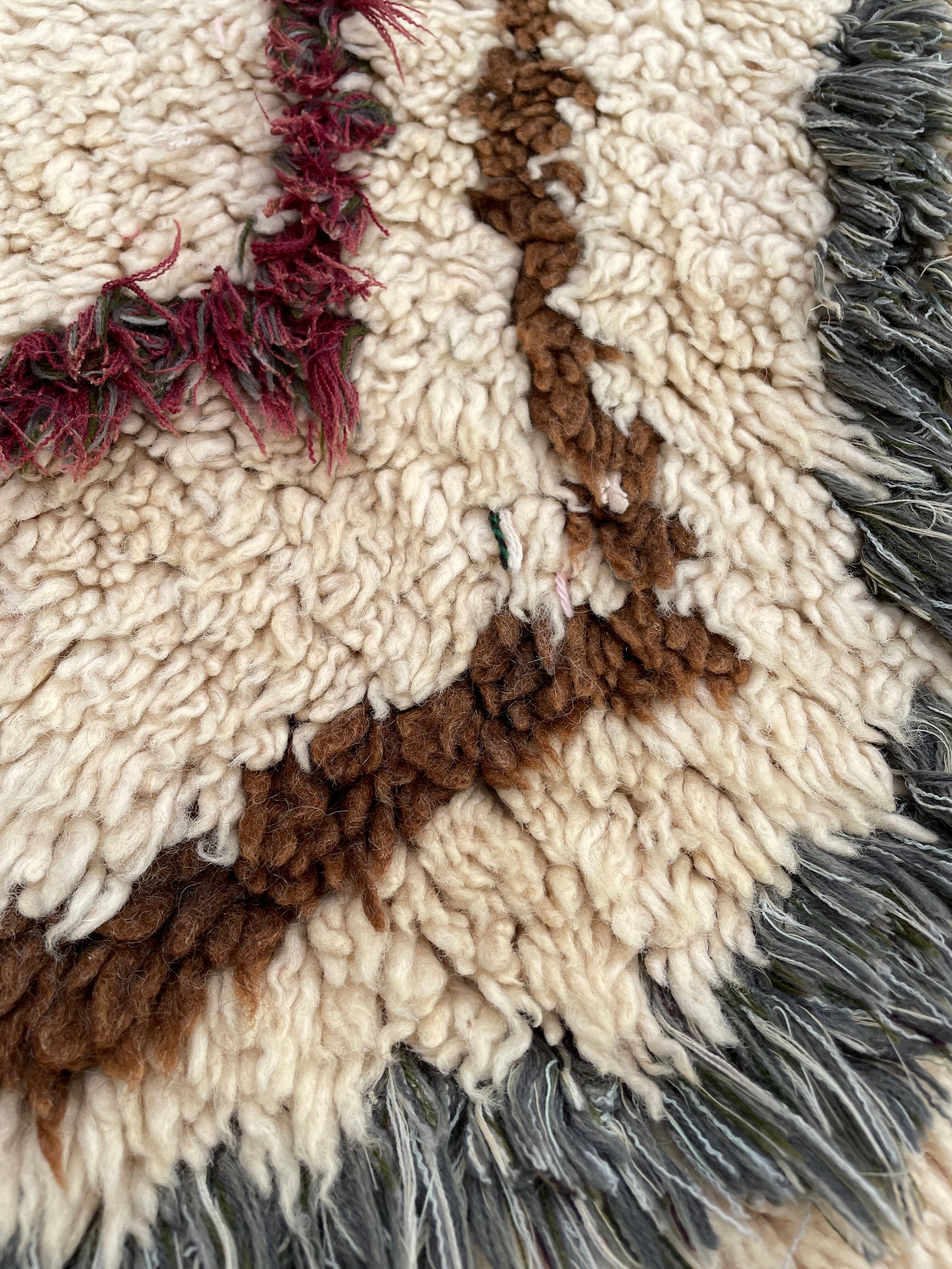 Berber carpet Beni Ouarain 70x170 cm