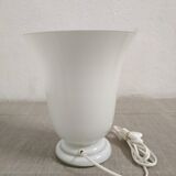 Lampe d'ambiance en opaline blanche des années 60/70