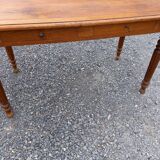 Old oak table or desk 2 drawers
