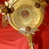 pair of bronze candelabra with 4 candle holders from the late 19th century