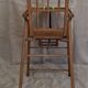 Chaise bébé vintage en bois