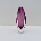 Sommerso vase - Murano blown glass, Italy 1970