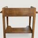 Antique bathroom cabinet in wood and marble – late 19th / early 20th century