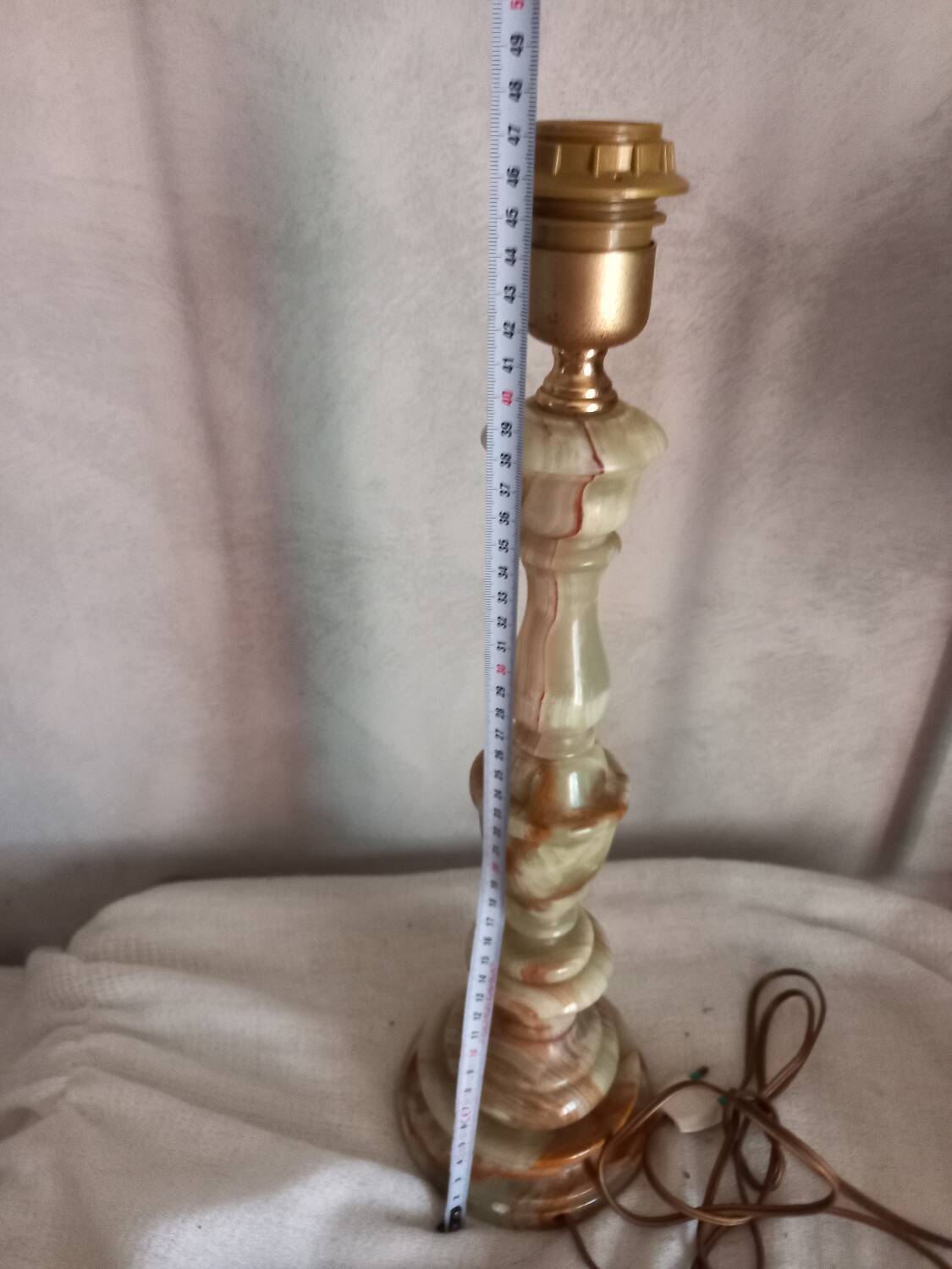 Lampe vintage en onyx