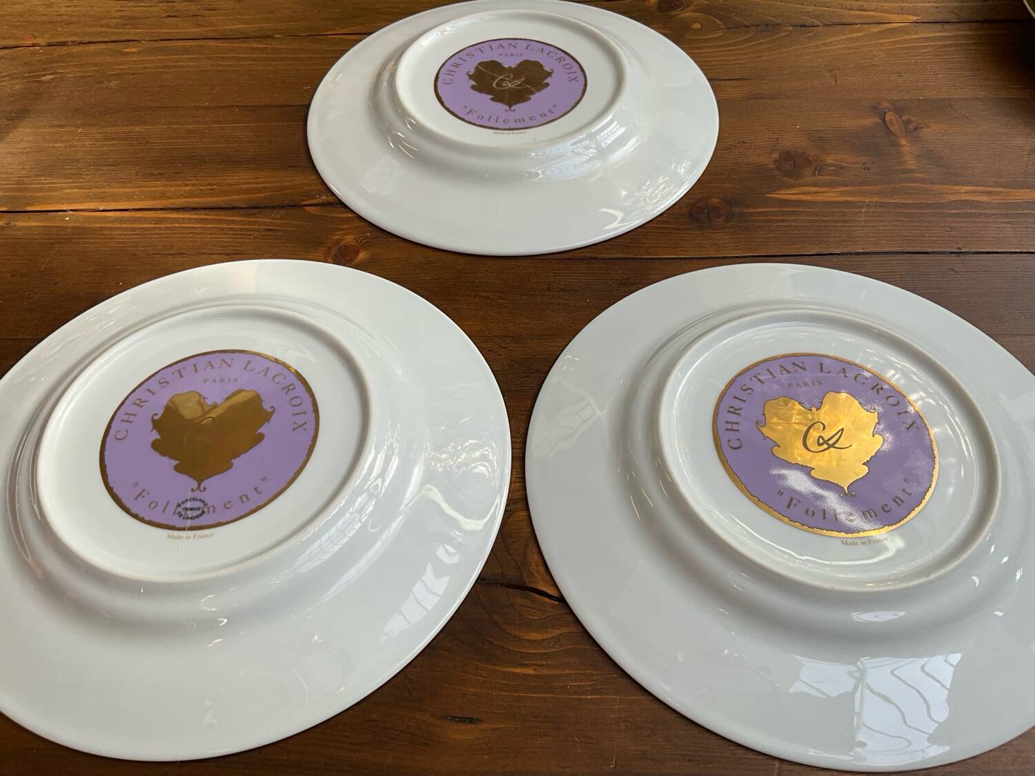 Madly model plates by Christian Lacroix