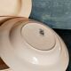 Six pastel earthenware plates from Digoin and Sarreguemines antiques