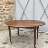 Table ovale à rabats