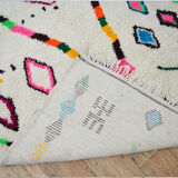 Handmade moroccan berber carpet 256 x 148 cm