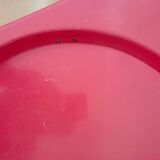 Red table OZOO. Marc Berthier for Prisunic. 1970