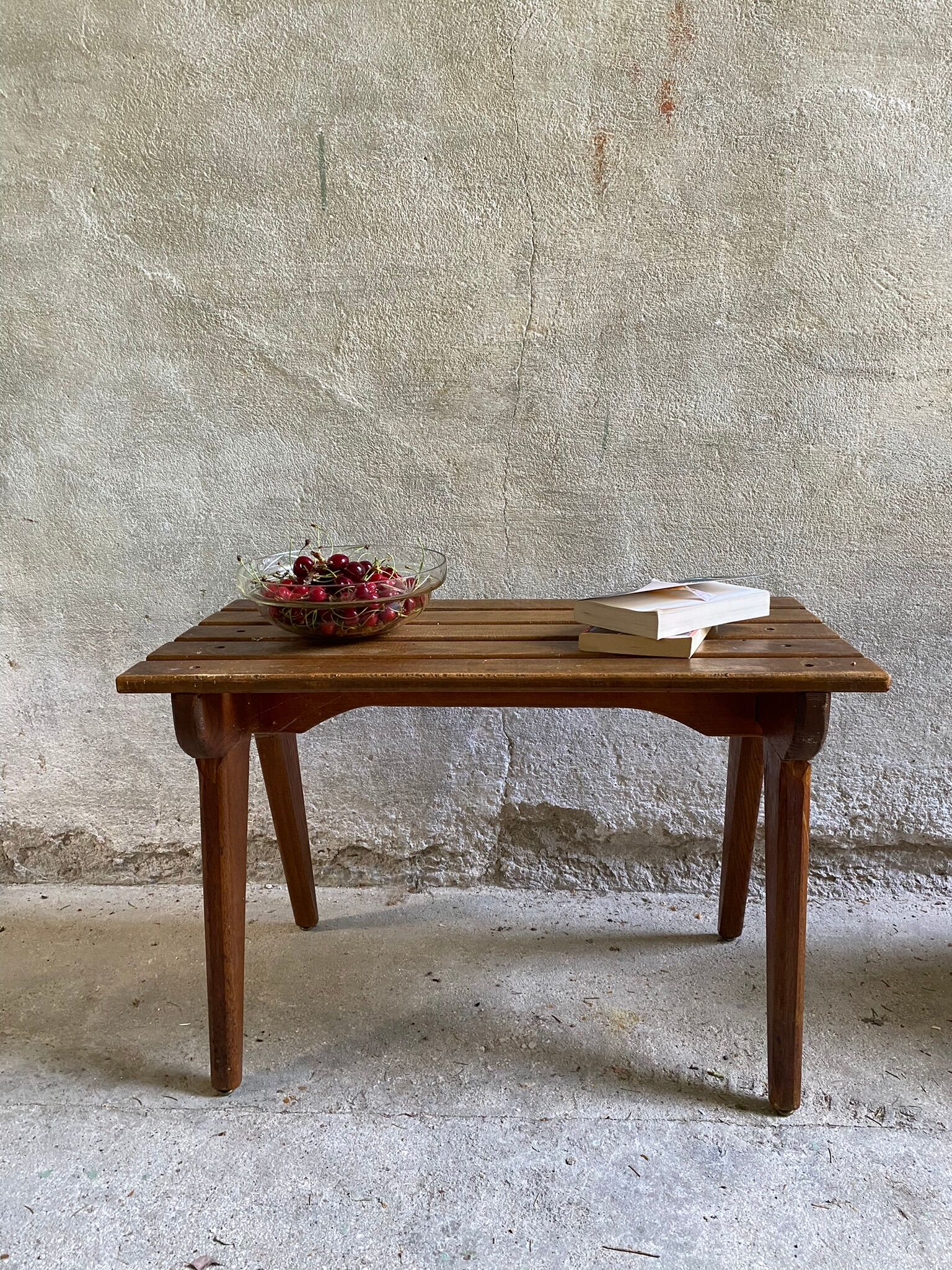 Scandinavian style plant holder with compass base