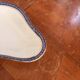 Plate, Ramekin, Salad Bowl 23cm, Limoges Porcelain, Blue and Gold, Betoule
