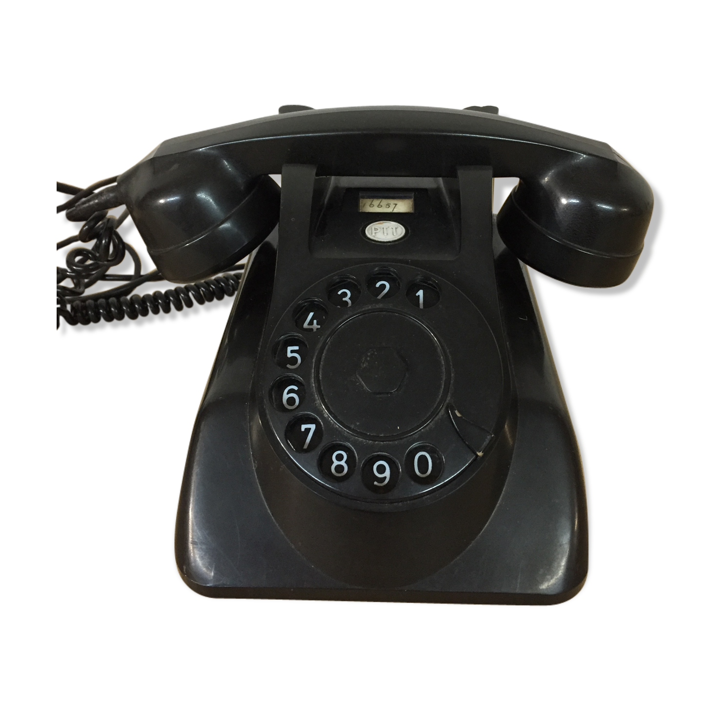 Téléphone socotel U43 bakélite noir