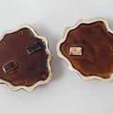 Pair of vintage Vallauris ashtrays 1960