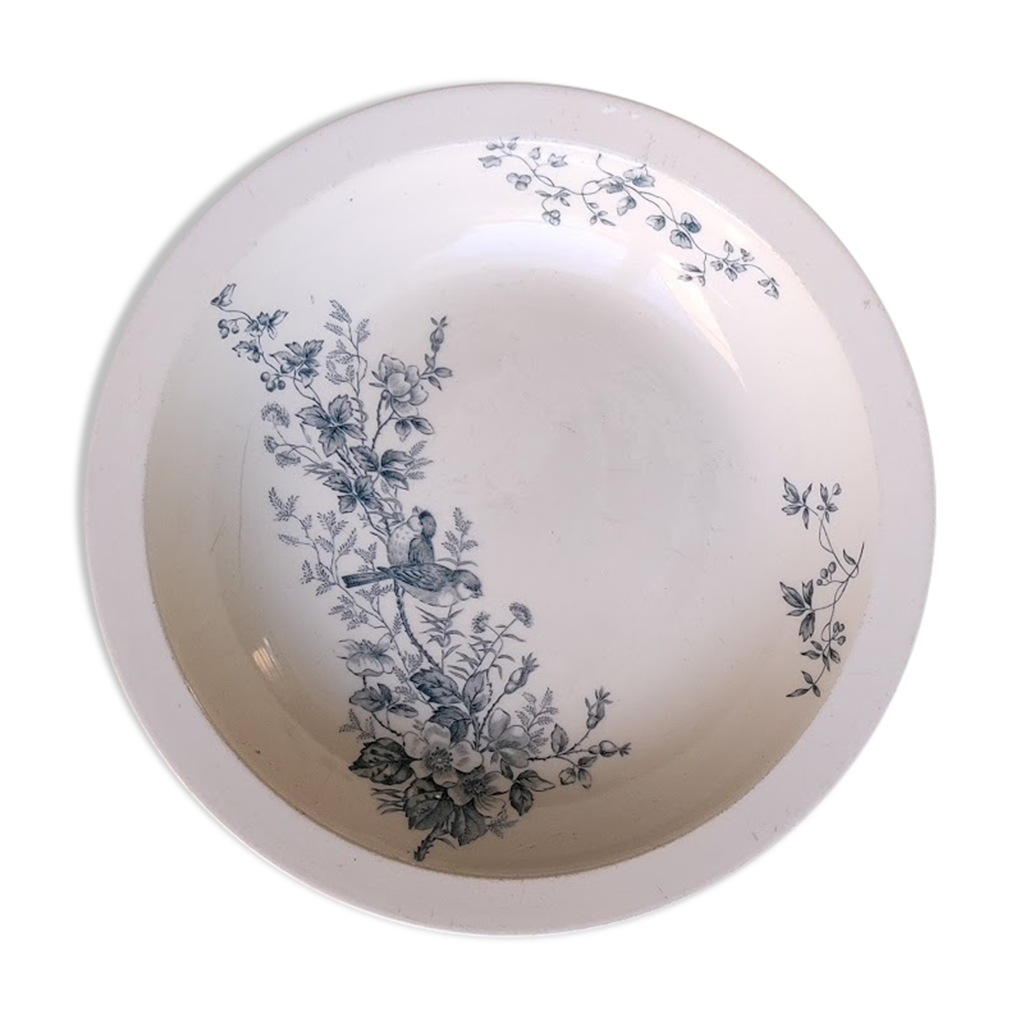 Hollow dish Iron Earth Longwy model "cute"