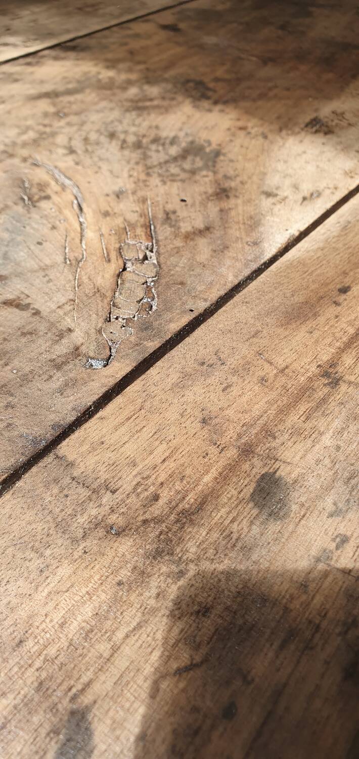 Antique farmhouse table